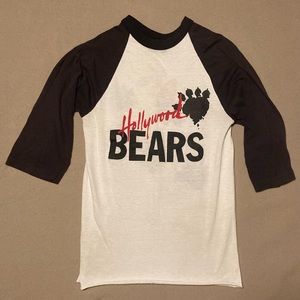 Vintage Hollywood Bears Baseball Tee